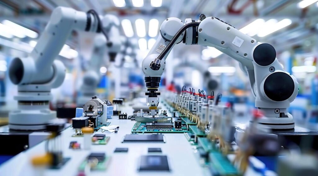 Electrónica_robots en CNC Factor México